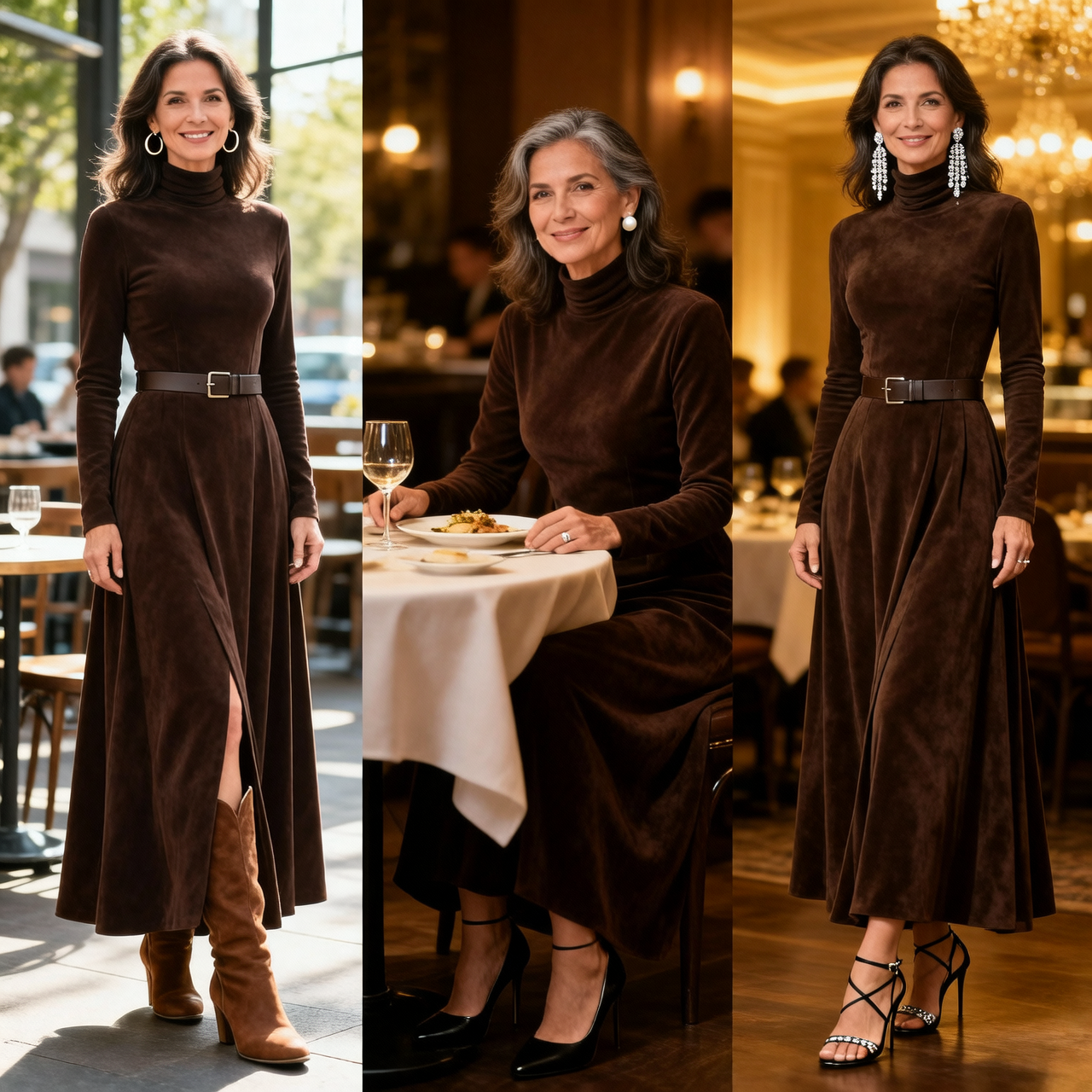Marinucci™ Splývavé maxi šaty pro bezstarostnou eleganci