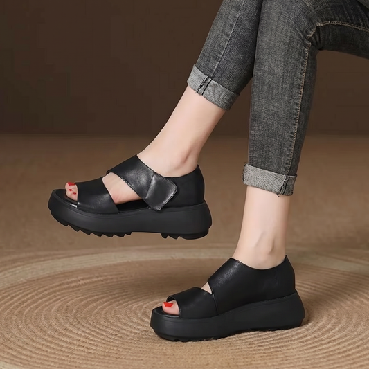 Martina Bianchi™ Polstrované sandály na suchý zip pro celodenní pohodlí