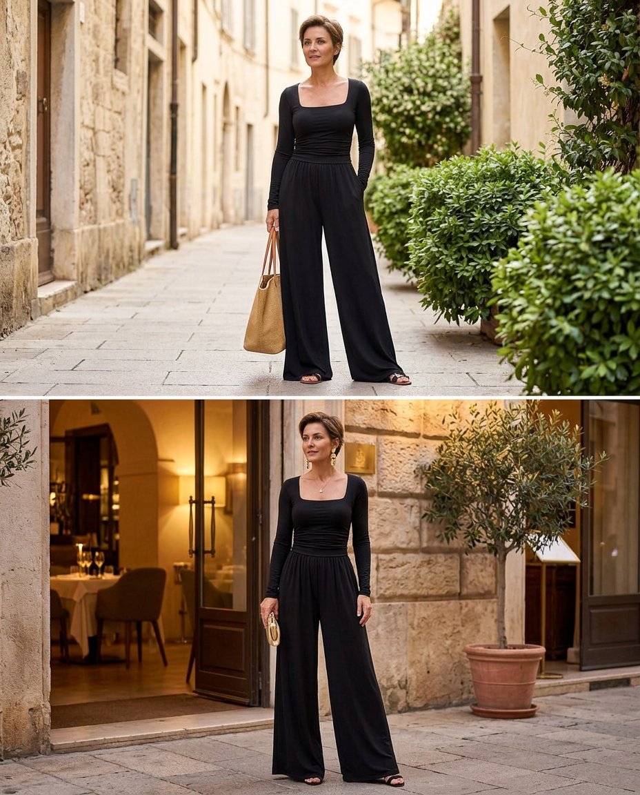 Melina Turati™ Overal se širokými nohavicemi pro bezstarostný styl