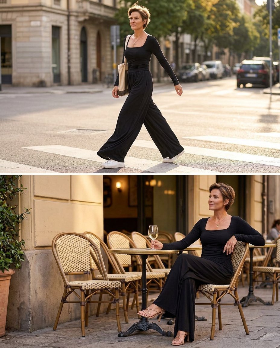 Melina Turati™ Overal se širokými nohavicemi pro bezstarostný styl