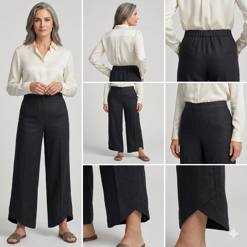 Miriam Corleone™ Volné kalhoty s kapsami pro nenáročný styl
