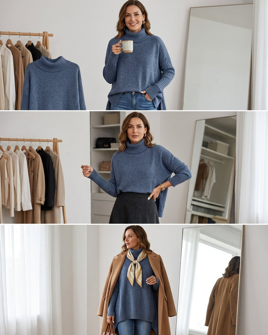 Nadia Antinori™ Měkký rolák pro útulnou eleganci