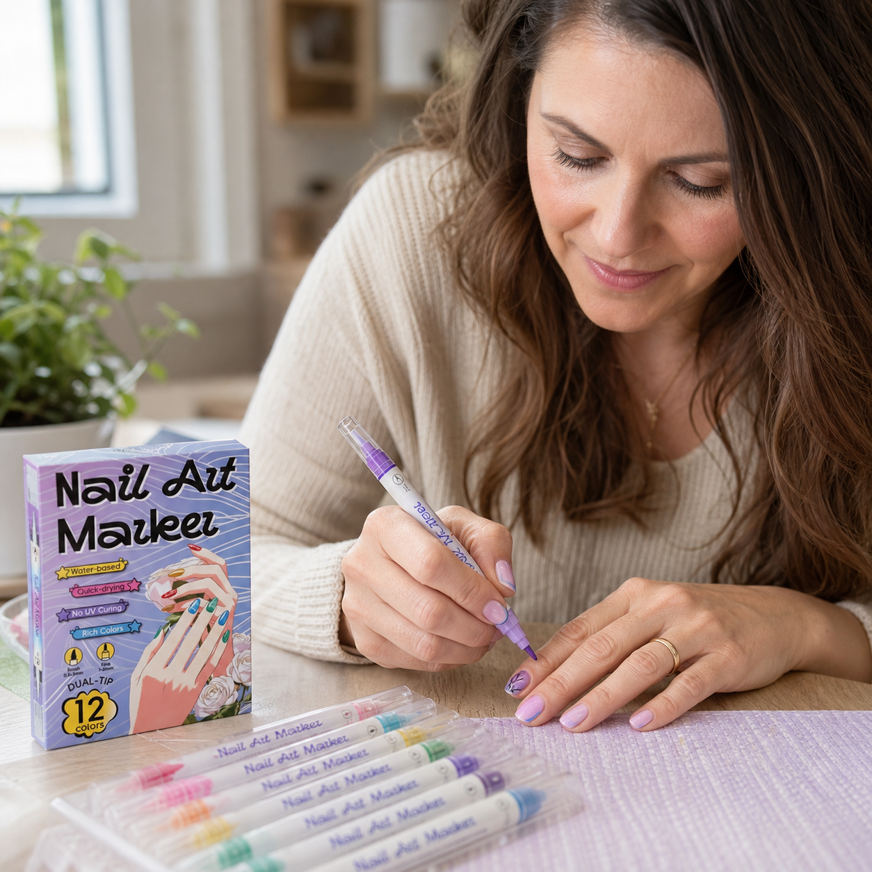 NailScribe Pro™ Fix s jemným hrotem na nail art