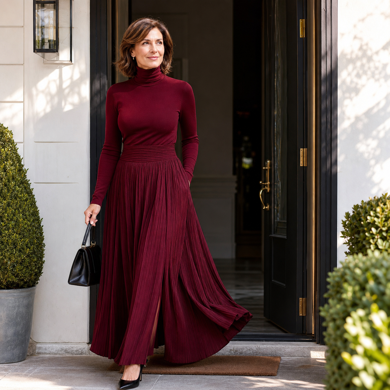 Natalia Berardi™ Elegantní maxi sukně s vysokým pasem na každou příležitost