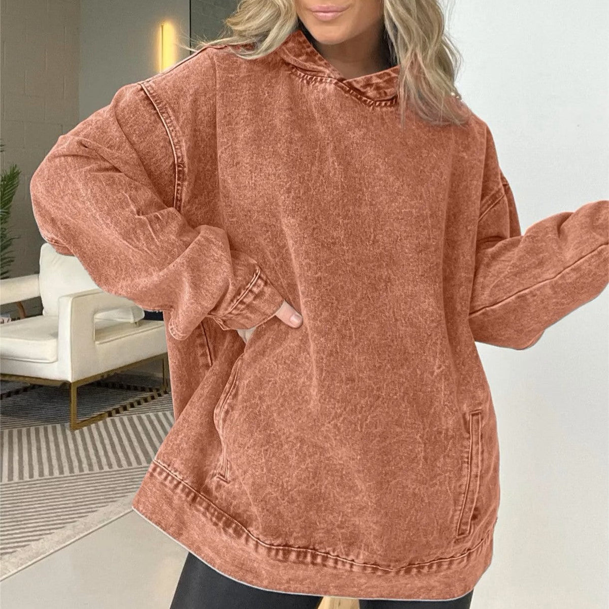 Natalina Secchi™ Útulná mikina s kapucí pro bezstarostný podzimní styl