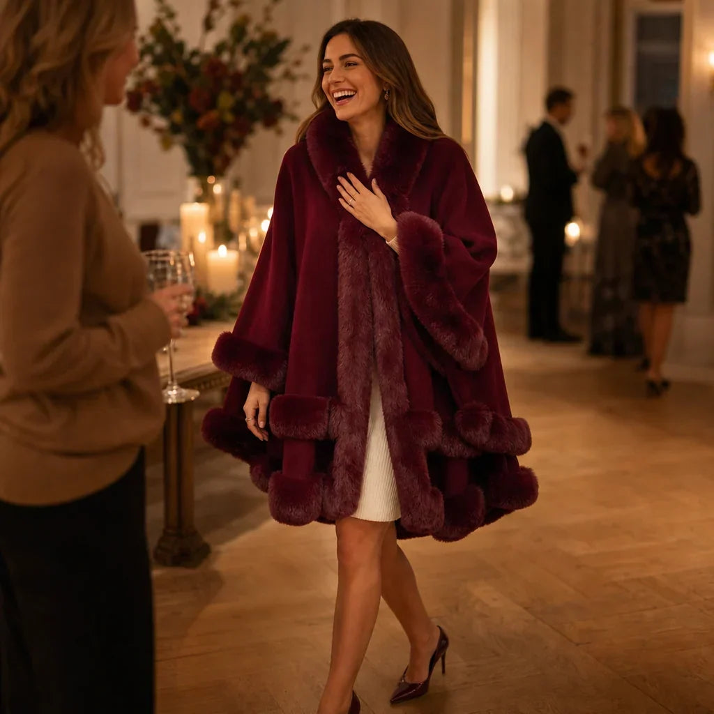 Neve Bonini™ Hřejivý kabát s kapucí v elegantním stylu
