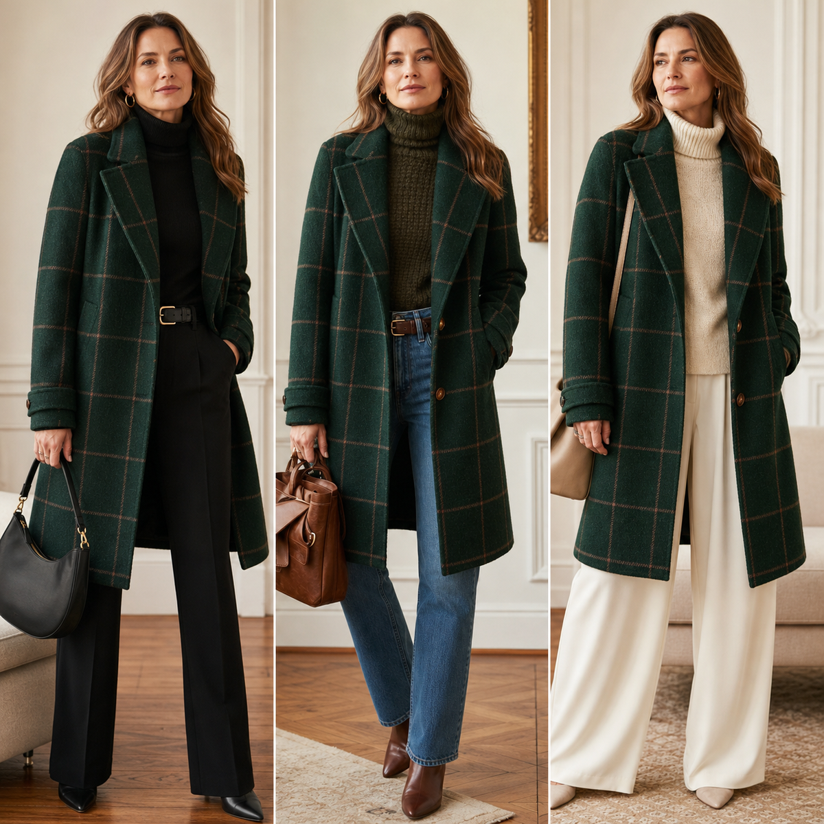 Nilde Cabras™ Všestranný kabát pro každodenní eleganci