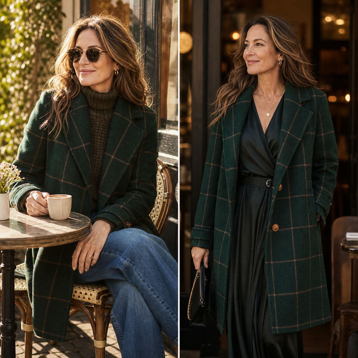 Nilde Cabras™ Všestranný kabát pro každodenní eleganci