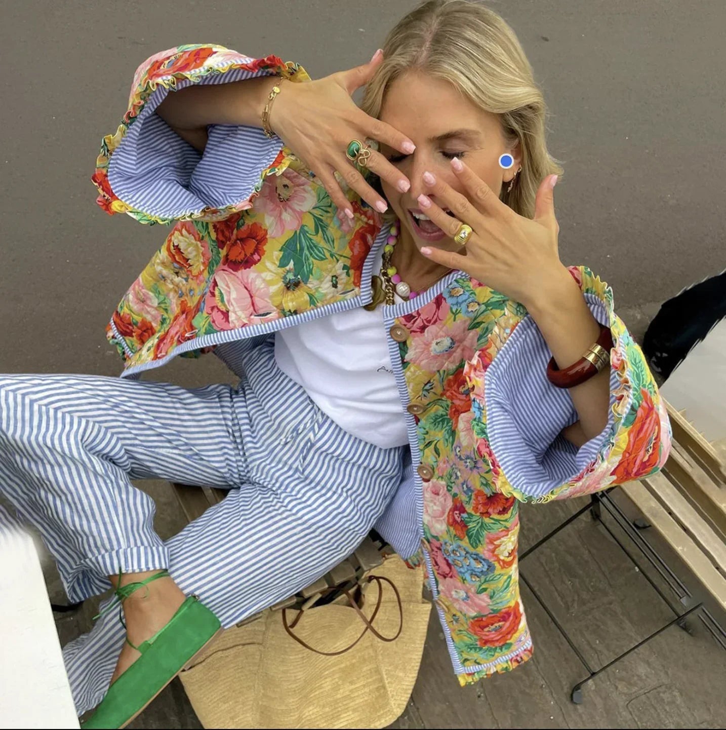 Olga Penna™ Prodyšné midi šaty pro bezstarostný každodenní styl
