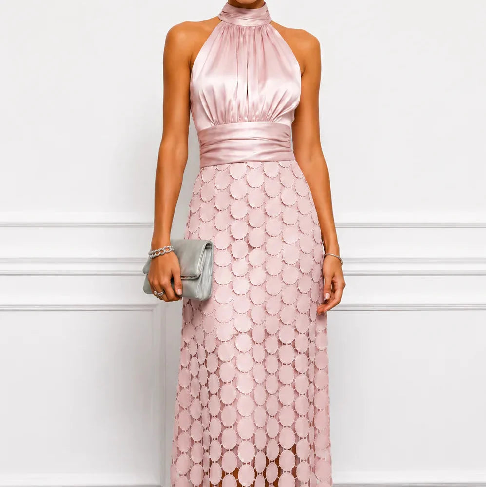 Orsola Truffi™ Lichotivé halterkové midi šaty pro bezstarostnou eleganci