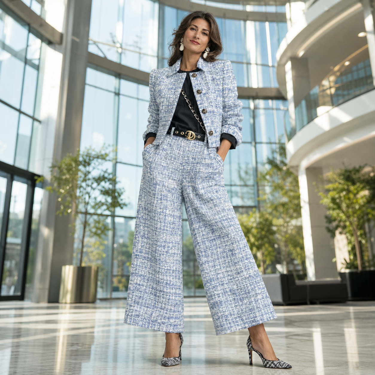 Paola Antinori™ Elegantní sako a kalhoty pro bezstarostný styl