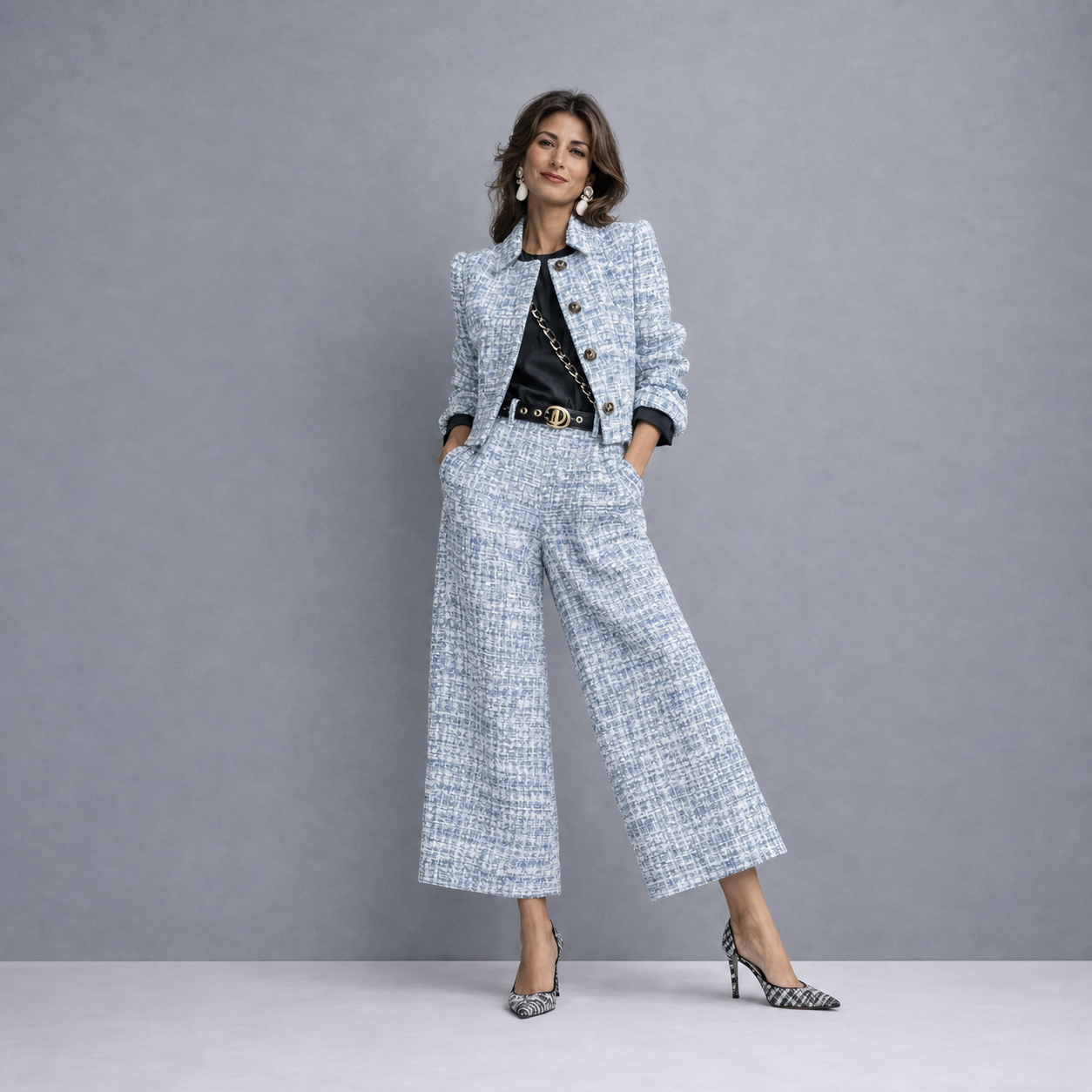 Paola Antinori™ Elegantní sako a kalhoty pro bezstarostný styl