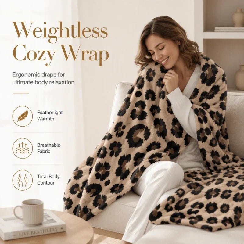 Plushara™ Měkká leopardí deka pro stylový komfort