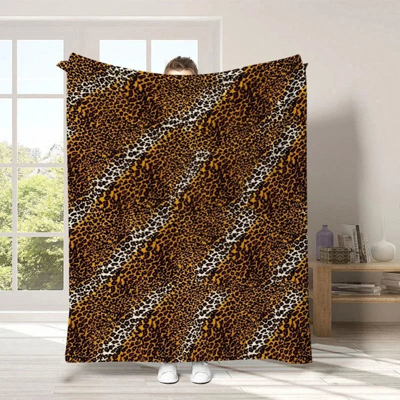 Plushara™ Měkká leopardí deka pro stylový komfort