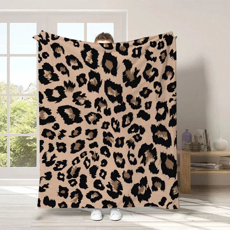 Plushara™ Měkká leopardí deka pro stylový komfort