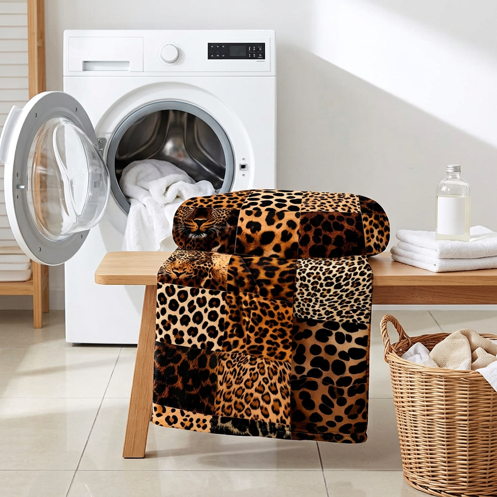 Plushara™ Měkká leopardí deka pro stylový komfort