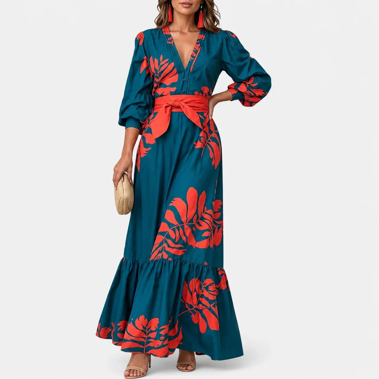 Raffaella Argento™ Vzdušné maxi šaty pro lehký letní styl