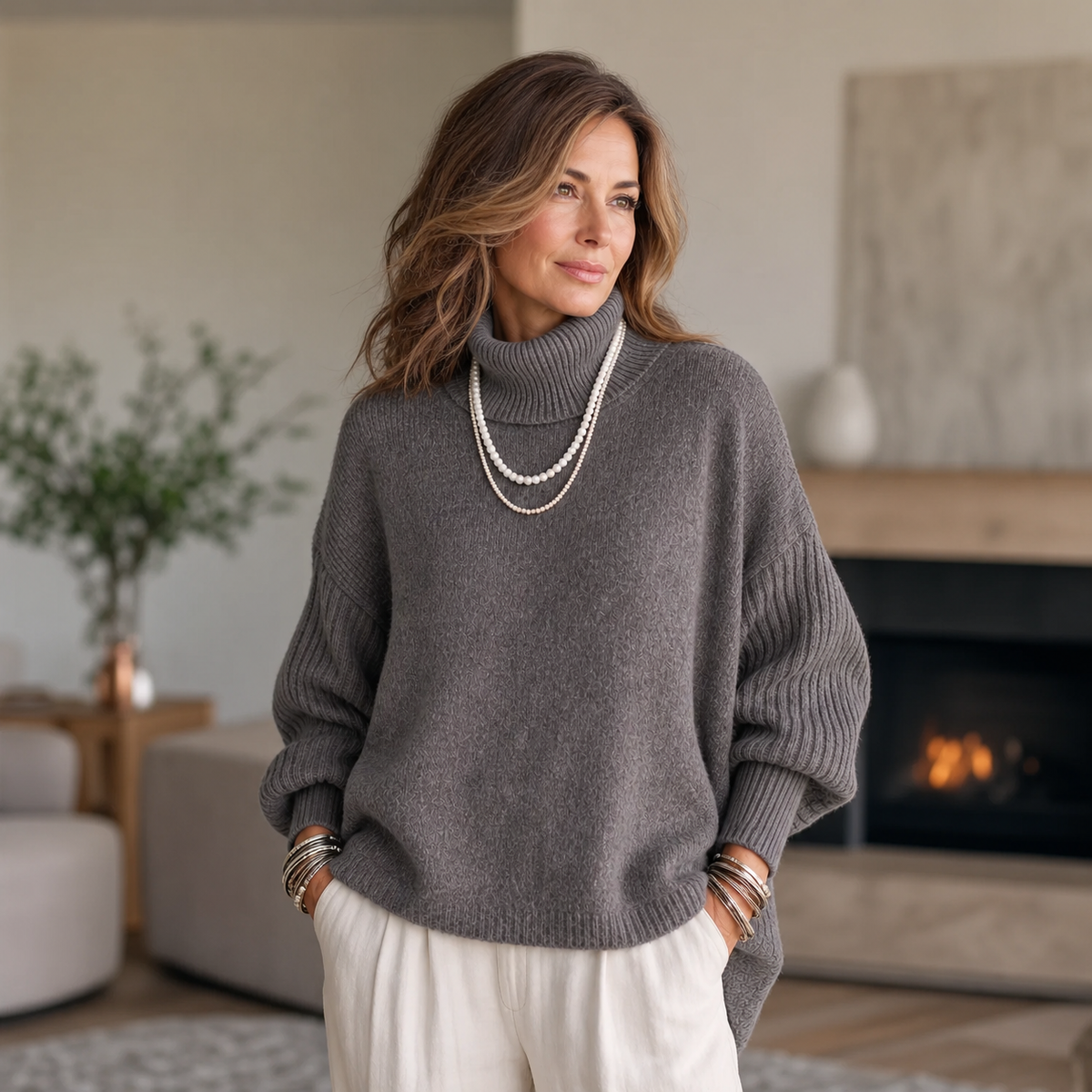 Raimonda Santini™ Oversize svetr pro bezstarostné teplo