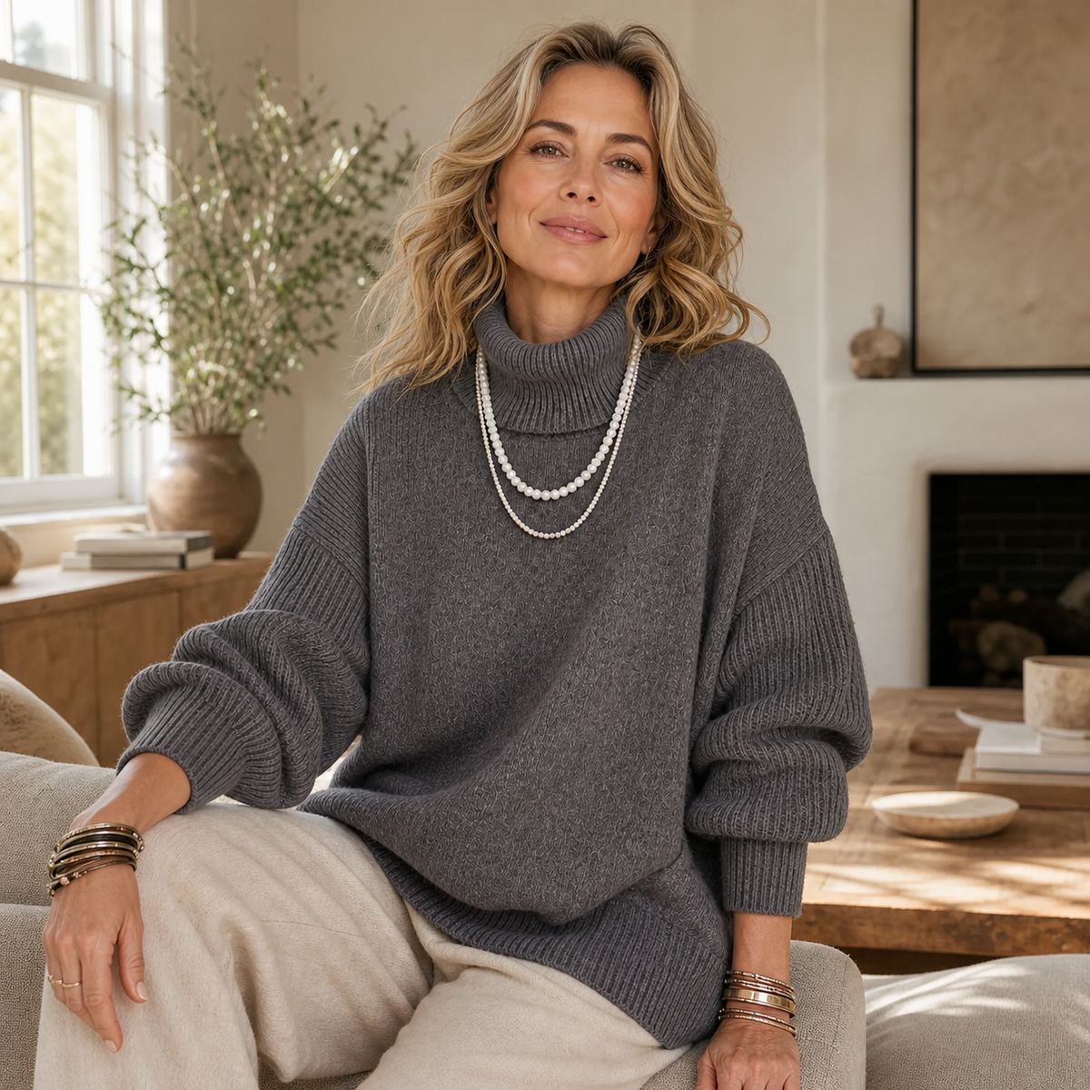 Raimonda Santini™ Oversize svetr pro bezstarostné teplo