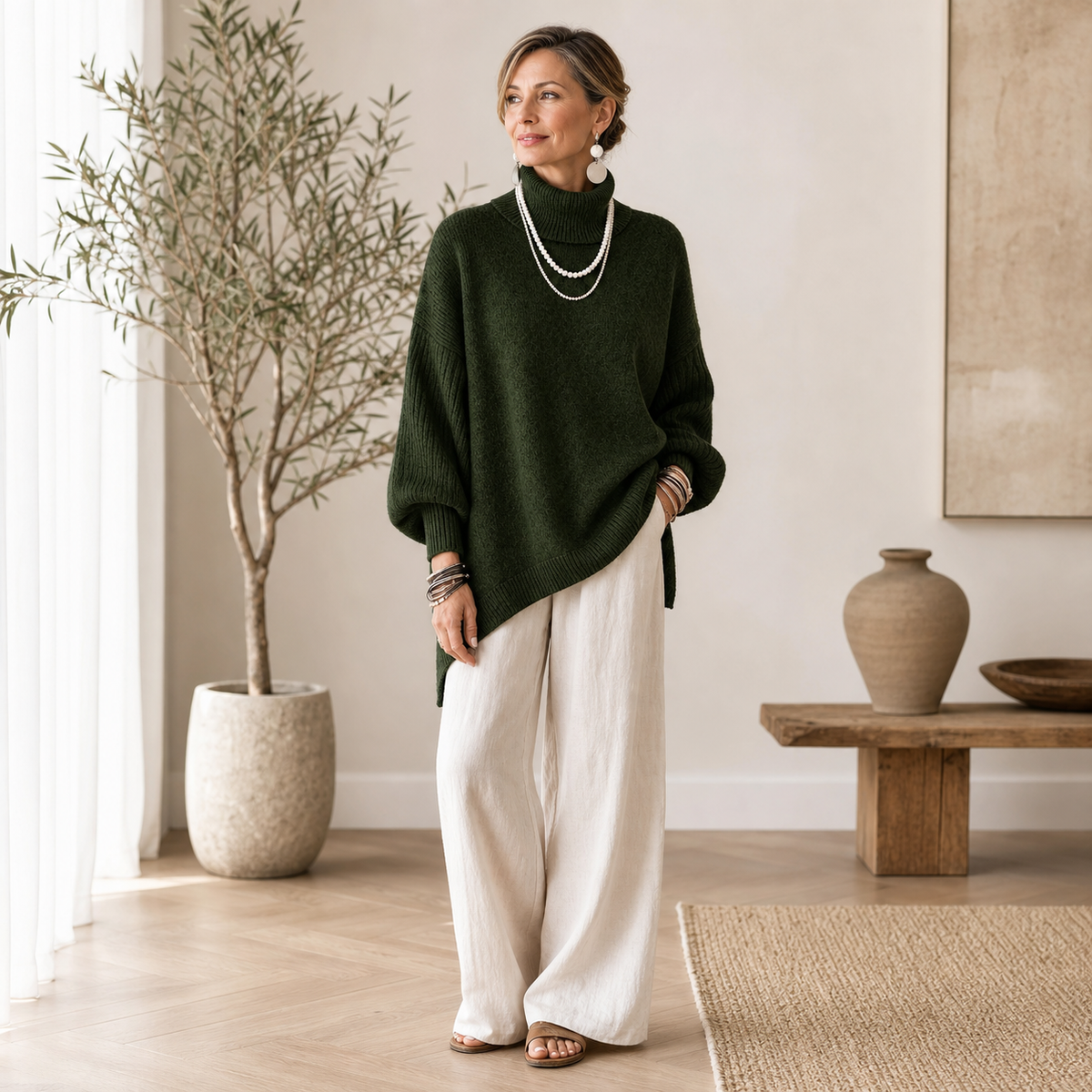Raimonda Santini™ Oversize svetr pro bezstarostné teplo