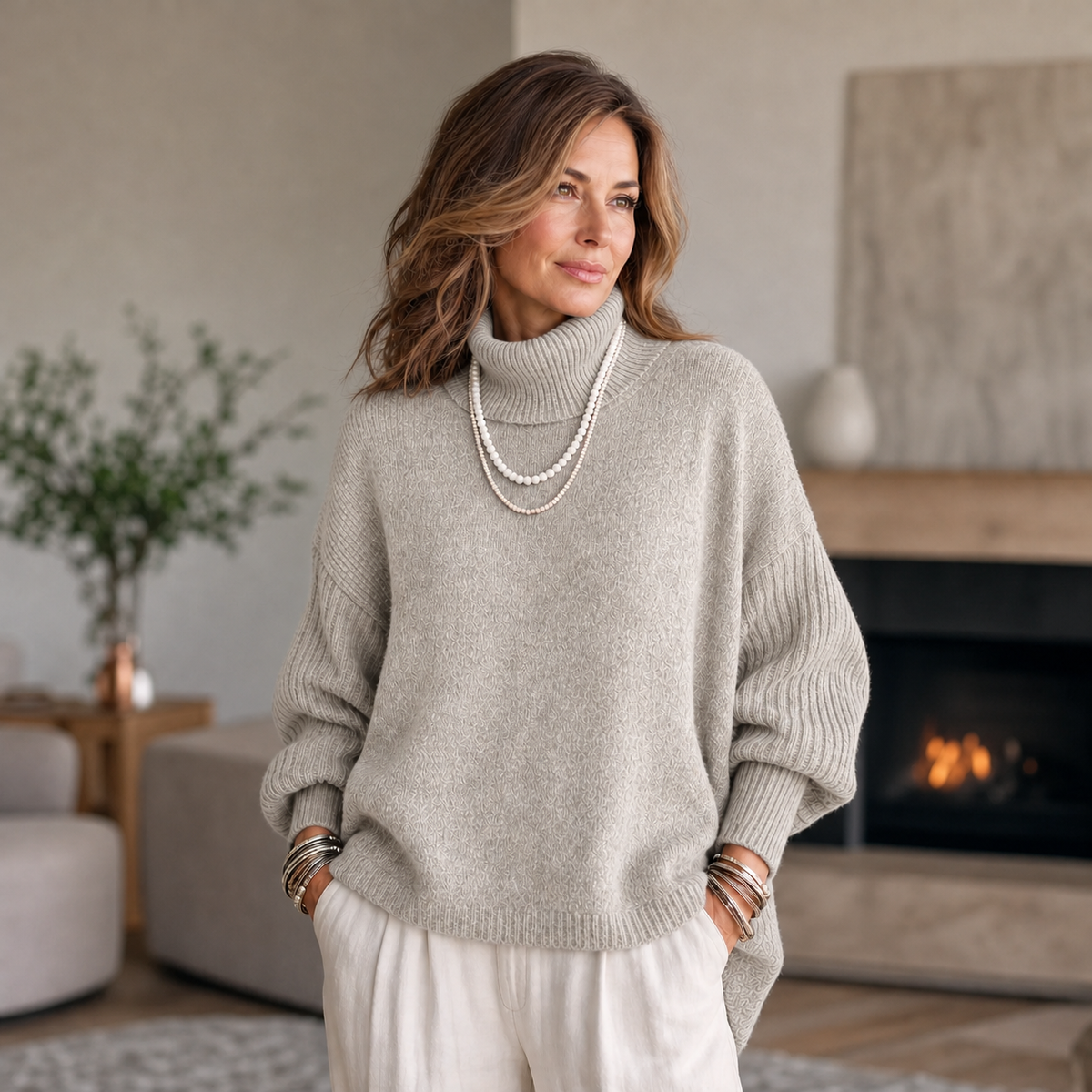 Raimonda Santini™ Oversize svetr pro bezstarostné teplo