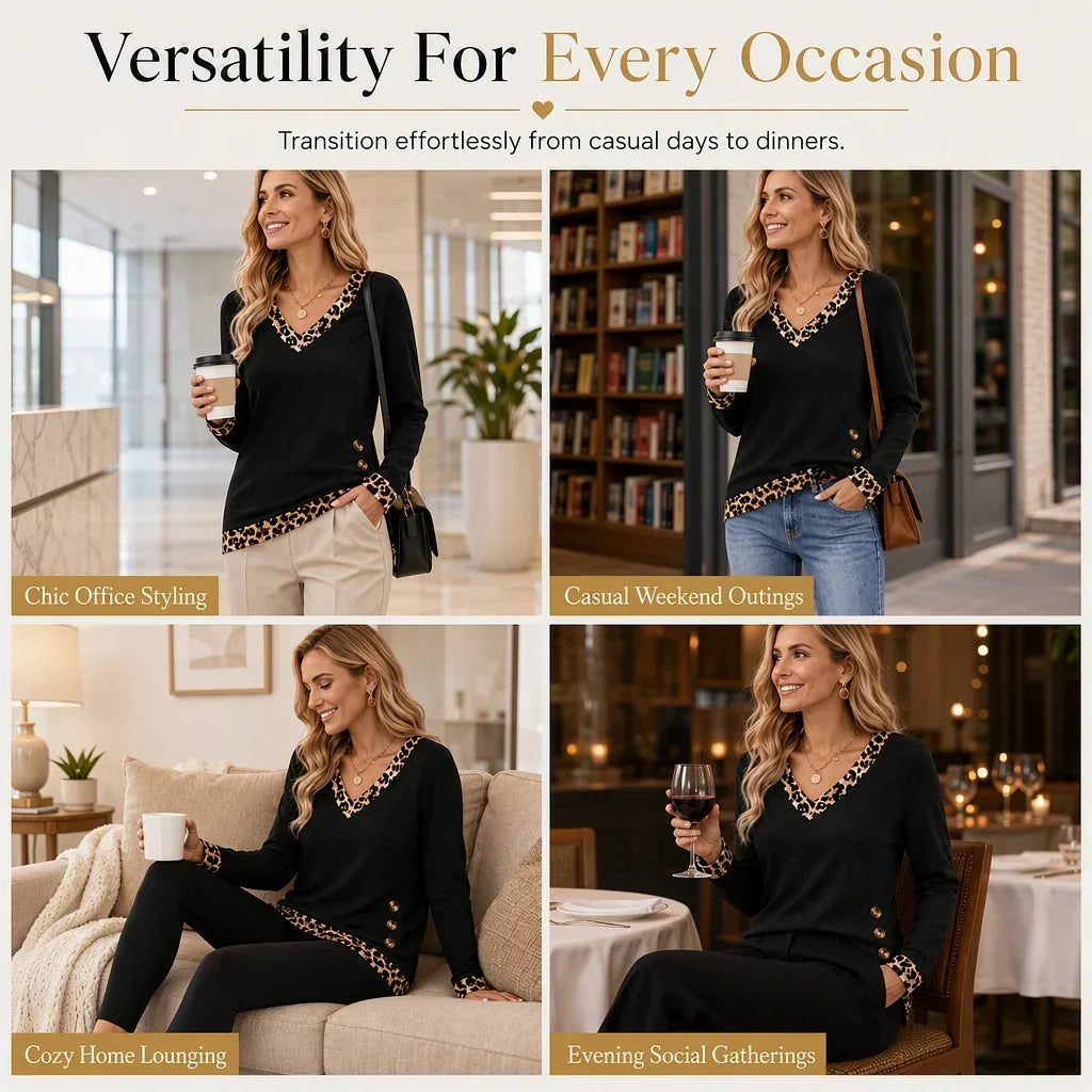 Regina Barsotti™ Šik leopardí detaily pro každodenní outfity