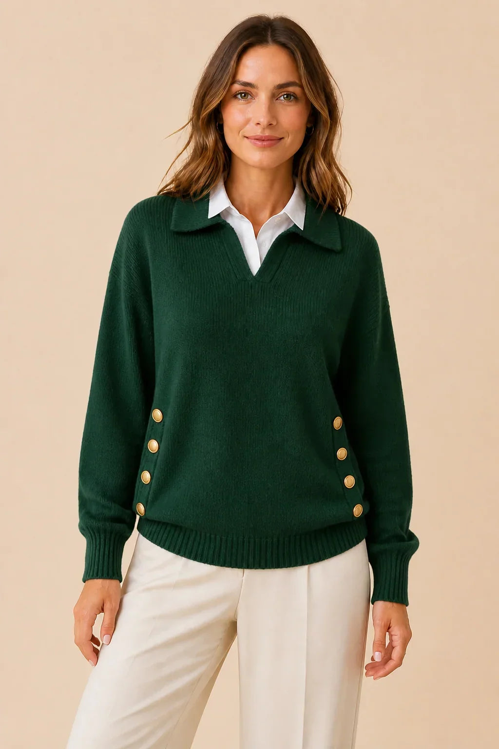 Rosangela Davoli™ Pohodlný svetr pro bezstarostný styl