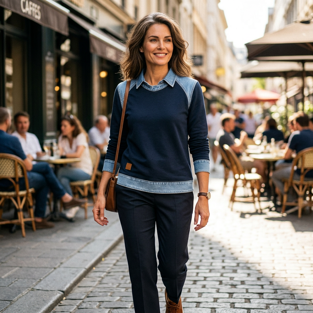 Rossana Casali™ Patchworková mikina pro bezstarostný styl