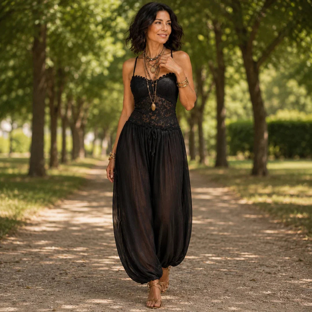 Sabrina Sirianni™ Elegantní midi šaty pro bezstarostný styl
