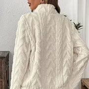 Salvatrice Giannelli™ Útulný zip pullover pro každodenní pohodlí