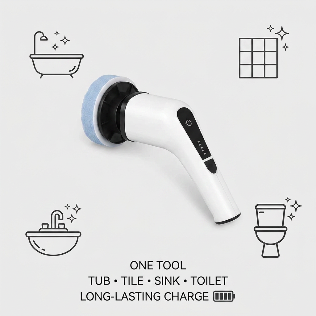 ScrubTech Pro™ Elektrický čisticí kartáč pro rychlý úklid bez námahy