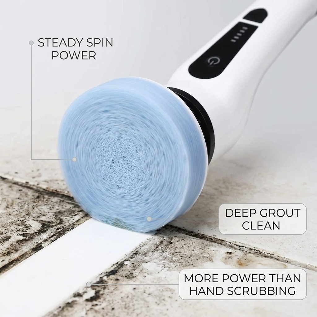 ScrubTech Pro™ Elektrický čisticí kartáč pro rychlý úklid bez námahy