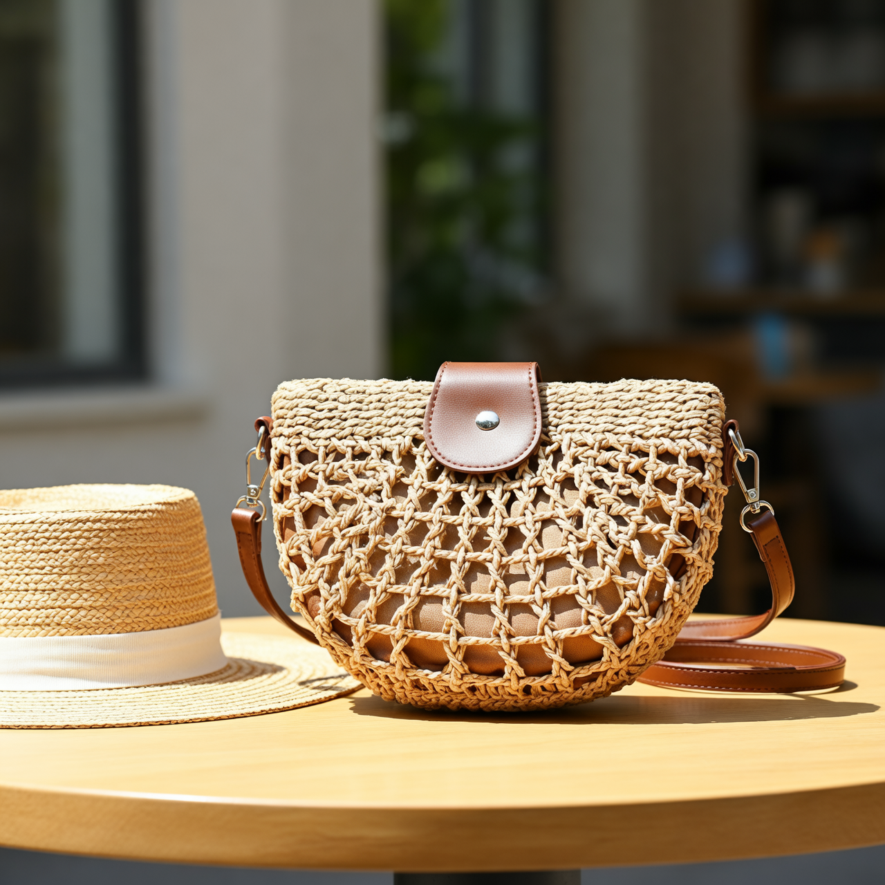 Seraphina Vale™ Tkaný crossbody batoh pro styl s volnýma rukama