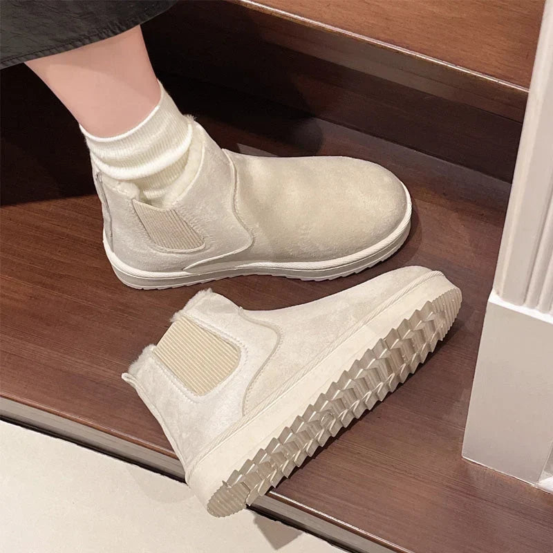 Snowella™ Útulné zimní boty pro teplé a stylové dny