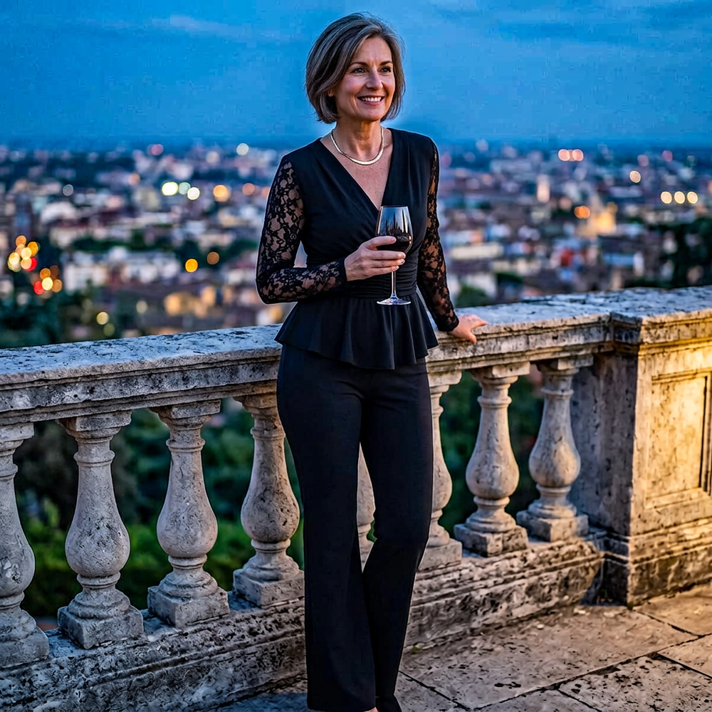 Speranza Varese™ Koordinovaný set kalhot pro bezstarostný večerní styl