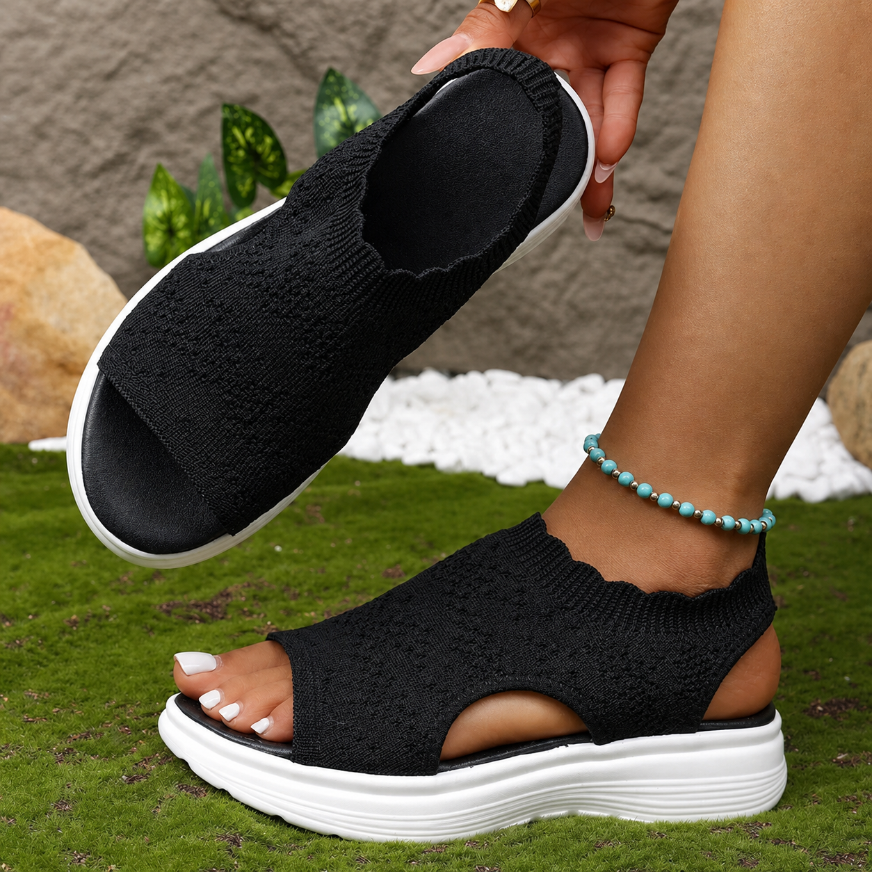 StrideEase™ Elegantní prodyšná platforma pro chůzi bez bolesti
