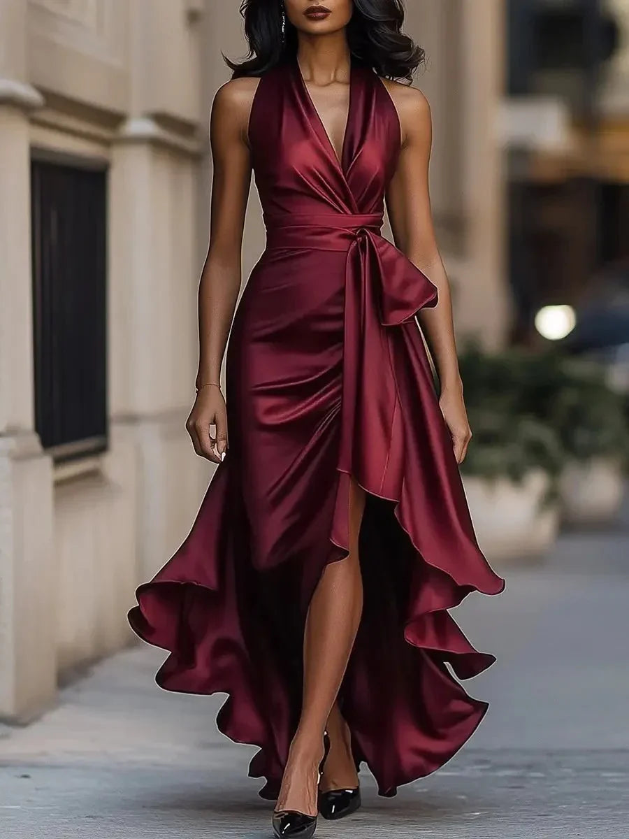 Tania Avellino™ Elegantní večerní šaty s lichotivým pasem