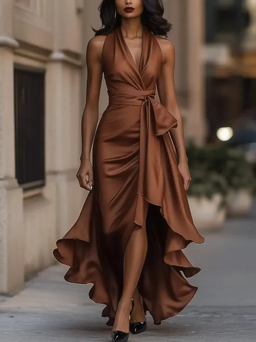 Tania Avellino™ Elegantní večerní šaty s lichotivým pasem