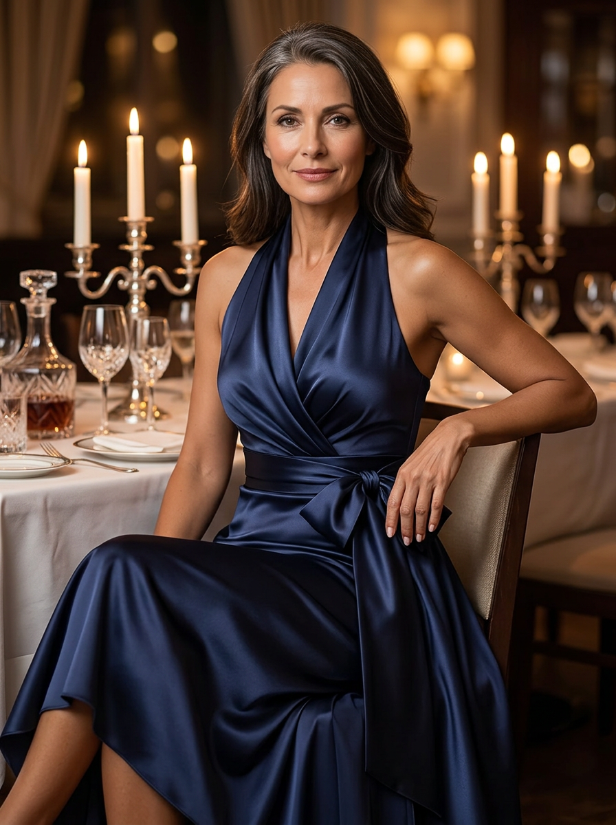 Tania Avellino™ Elegantní večerní šaty s lichotivým pasem