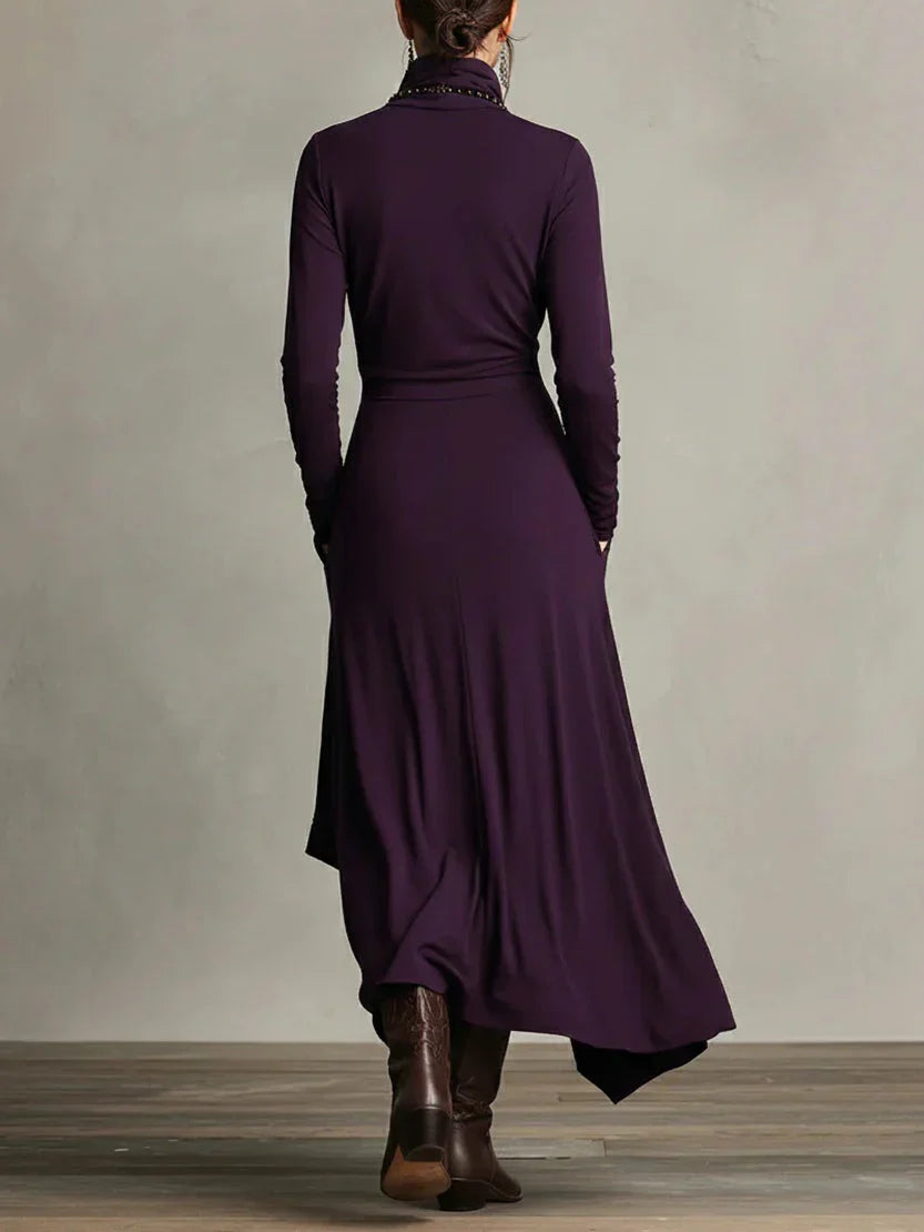 Teodora Solinas™ Elegantní rolákové šaty pro celodenní pohodlí