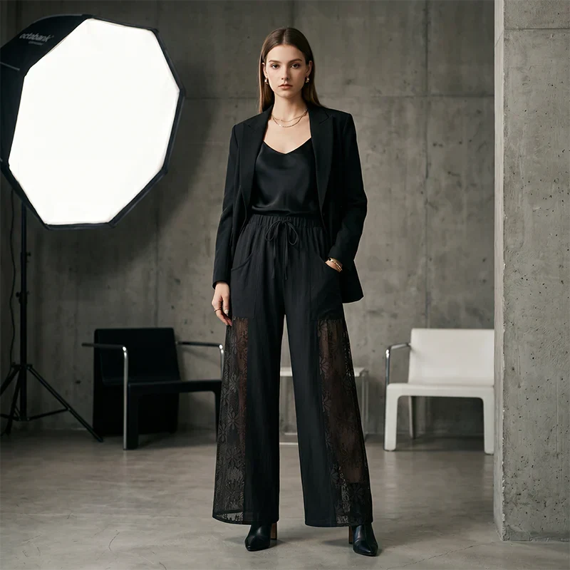 Tiziana Tosi™ Elegantní krajkové kalhoty pro každodenní pohodlí