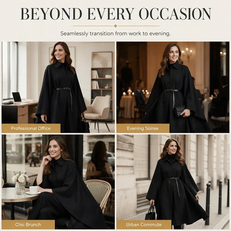 Tonia Fiorentino™ Kapový kabát pro bezstarostnou eleganci
