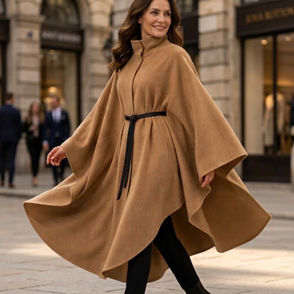 Tonia Fiorentino™ Kapový kabát pro bezstarostnou eleganci