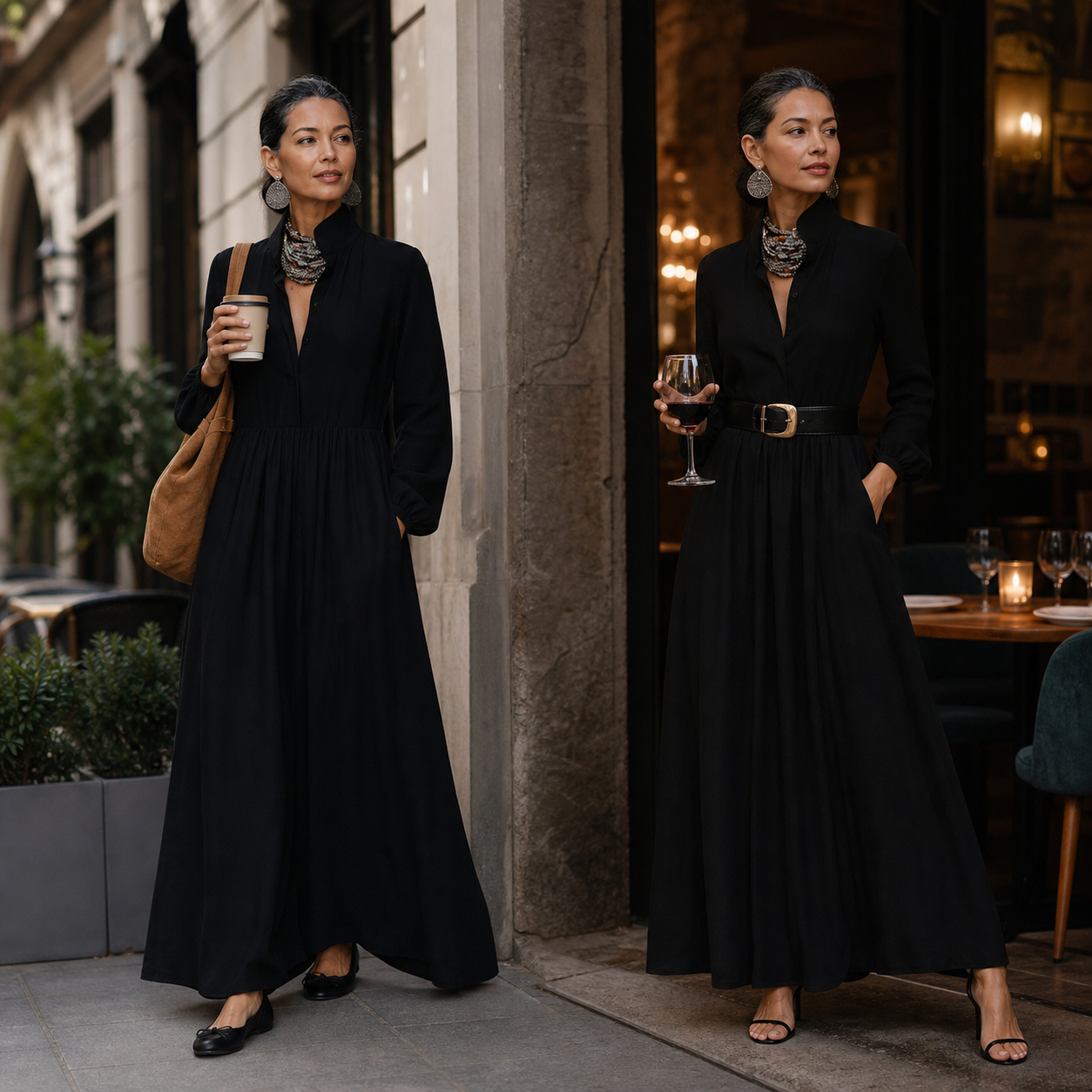 Valentina Vecchietti™ Prodyšné maxi šaty pro bezstarostný styl