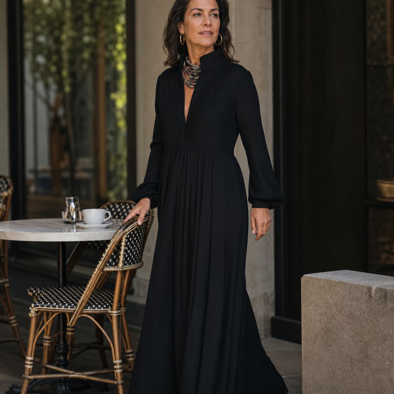 Valentina Vecchietti™ Prodyšné maxi šaty pro bezstarostný styl