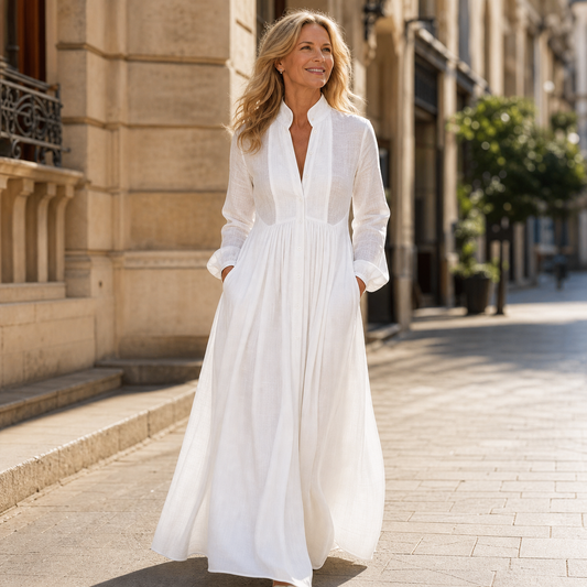 Valentina Vecchietti™ Prodyšné maxi šaty pro bezstarostný styl