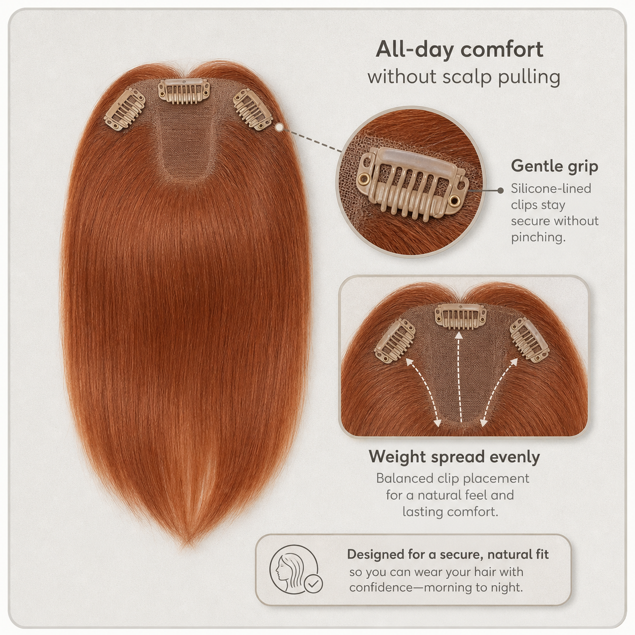 Volumière™ Clip-in příčesky pro plnější a delší vlasy
