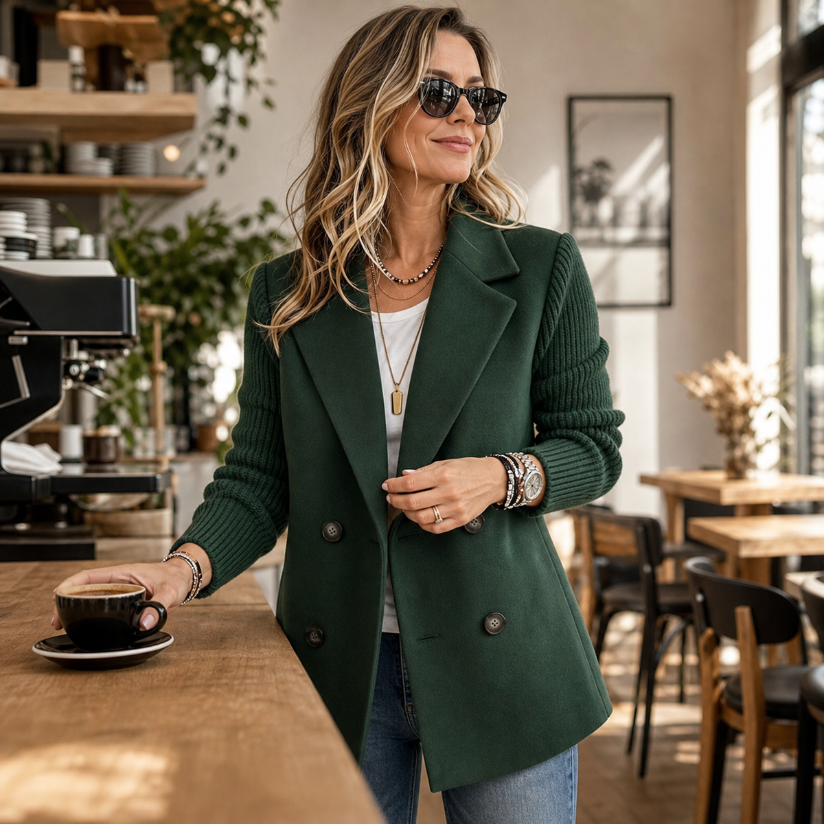 Wanda Cusano™ Sako z jemného materiálu pro elegantní pohodlí každého dne