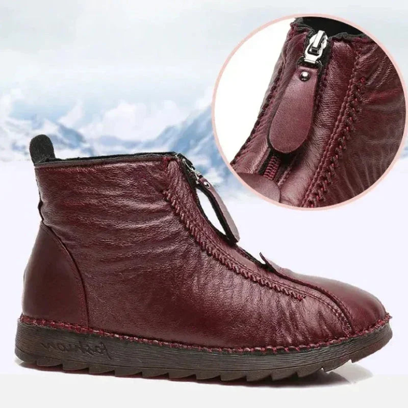 Winterella™ Útulné zimní kotníkové boty na zip