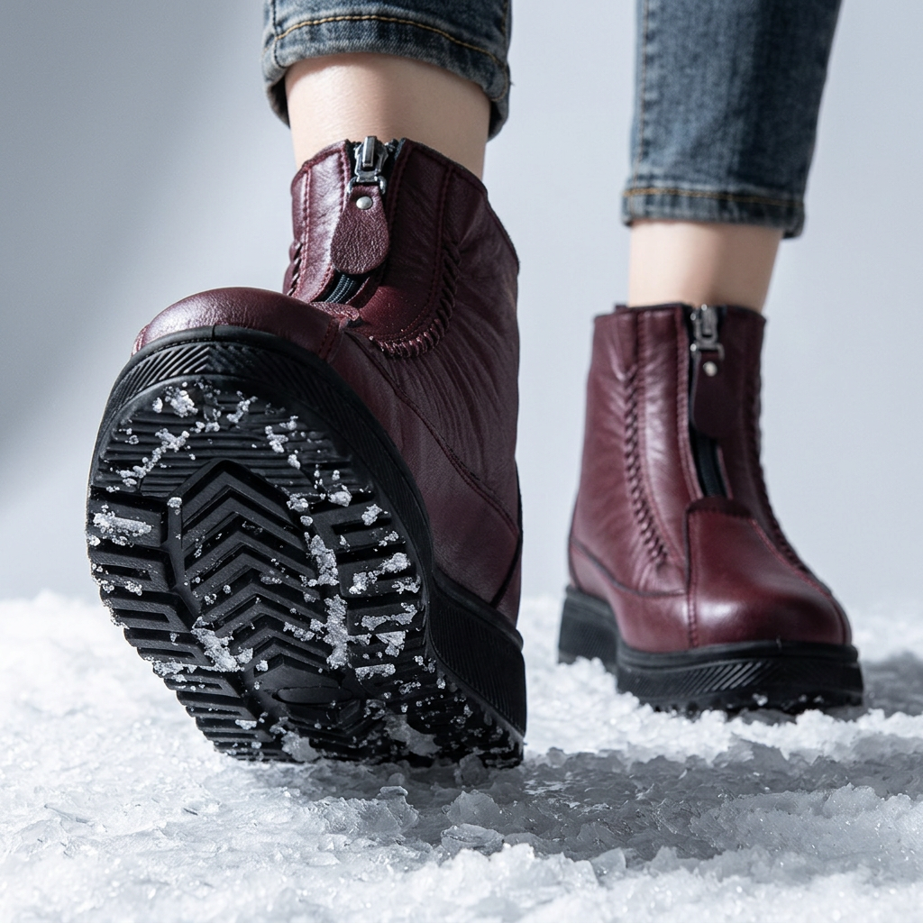 Winterella™ Útulné zimní kotníkové boty na zip